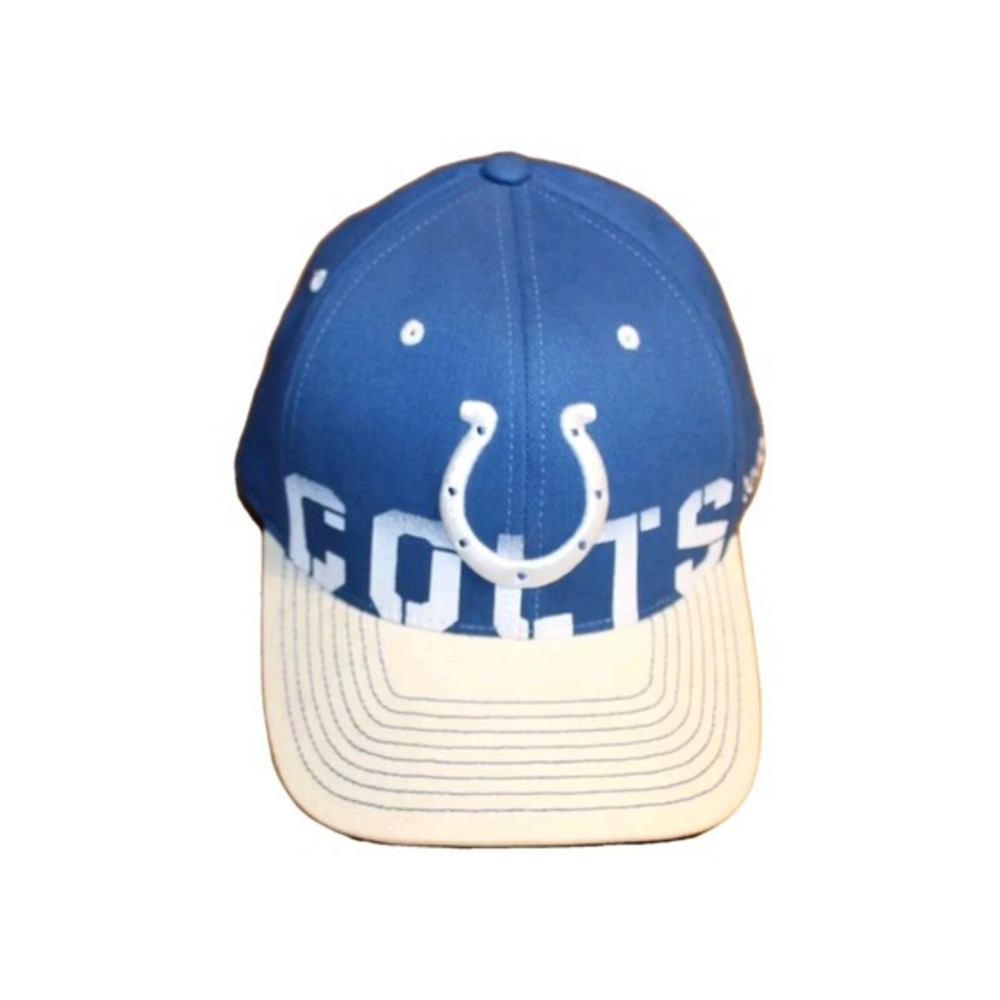 NFL Football Indianapolis Colts Baseball Stretch Hat Cap L/XL Reebok FlexFit
